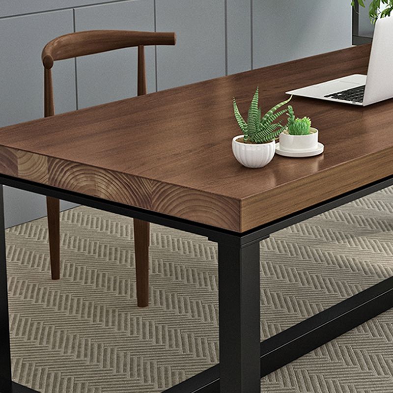 Industrial 29.53 "Escritorio de escritura de alto escritorio de madera Rectangular de la oficina