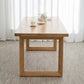 Rectangle Wooden Table in Nature Modern Pine Table with Double Pedestal Clearhalo ' dining_table' 'Dining Tables & Seating' 'Dining Tables' 'furn' 'furn_dining_table' 'Furniture' 'furniture_dining_table' 'Kitchen & Dining Furniture' 'kitchen&dining_furn' 'kitchen' 'kitchen_dining_table' 1200x1200_89409125-d374-455b-8ad9-e2c96a34a499