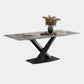 Simple Gray Sintered Stone Dining Table Kitchen Standard Dining Table with Pedestal Base Clearhalo ' dining_table' 'Dining Tables & Seating' 'Dining Tables' 'furn' 'furn_dining_table' 'Furniture' 'furniture_dining_table' 'Kitchen & Dining Furniture' 'kitchen&dining_furn' 'kitchen' 'kitchen_dining_table' 1200x1200_89410f48-a4ec-4e6c-9a8e-2f43e8916103