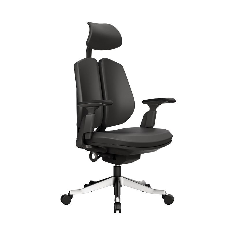 Silla ergonómica moderna para oficina en casa, silla giratoria con brazos ajustables