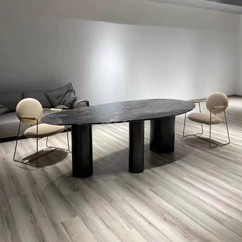 Contemporary Style Arm Chair Home Upholstered Chair with Metal Base Clearhalo 'Dining Chairs' 'Dining Tables & Seating' 'dining_chair' 'furn' 'furn_dining_chair' 'Furniture' 'Kitchen & Dining Furniture' 1200x1200_8942e331-fe57-4735-bd06-0fe4473d08e4