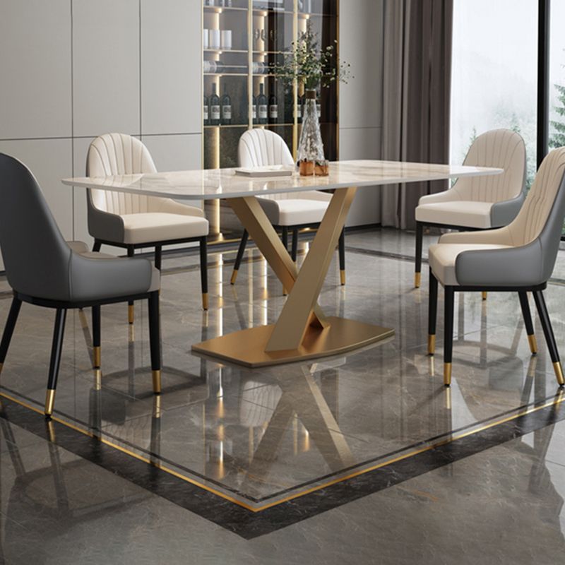 Minimalist 1/2/6/7 Pieces Furniture Stone Rectangle Dining Chairs Set for Home Clearhalo 'Dining Room Sets' 'Dining Tables & Seating' 'dining_room_set' 'furn' 'furn_dining_room_set' 'Furniture' 'Kitchen & Dining Furniture' 1200x1200_89453cb3-c3b3-4533-999a-ff086b1c451a