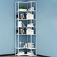Contemporary Open Back Standard Bookshelf Metal Bookcase for Study Room Clearhalo 'Bookcases' 'furn' 'furn_bookcases' 'Furniture' 'Office Furniture' 1200x1200_8945fb7b-d988-4fda-83d9-58bfff6aabe3