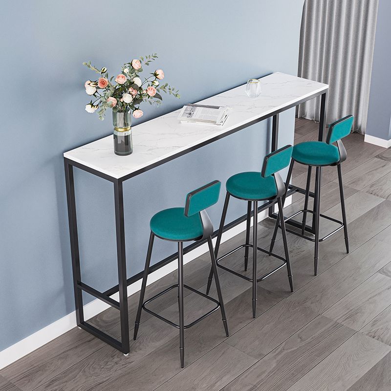 Taburete moderno de contaminación sin brazo para el comedor de hierro.