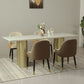 Metal Traditional Luxury Rectangle Indoor Table Sintered Stone Table for Home Clearhalo ' dining_table' 'Dining Tables & Seating' 'Dining Tables' 'furn' 'furn_dining_table' 'Furniture' 'furniture_dining_table' 'Kitchen & Dining Furniture' 'kitchen&dining_furn' 'kitchen' 'kitchen_dining_table' 1200x1200_89499ccc-7961-4f3e-8fd4-641e16fa8c09