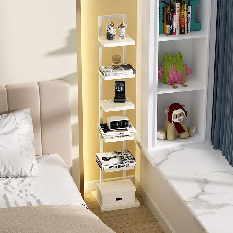 Modern Shelf Bookcase Engineered Wood Open Back Bookshelf for Living Room