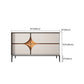 Modern Drawers Sideboard Table Engineered Wood Credenza for Living Room