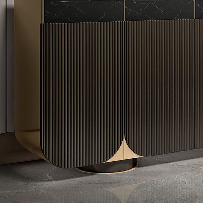 Glam Sideboard Stone Sideboard Buffet with Drawers for Dining Room Clearhalo 'buffet_sideboard' 'Buffets & Sideboards' 'furn' 'furn_buffet_sideboard' 'Furniture' 'Kitchen & Dining Furniture' 1200x1200_894c678f-adf0-43fd-86c5-4cd14a2fb745