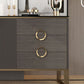 Tavolo da tavolo da tavolo a buffet glam tavolo da sideboard con cassetti per sala da pranzo