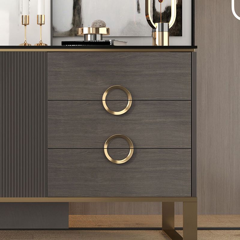 Tavolo da tavolo da tavolo a buffet glam tavolo da sideboard con cassetti per sala da pranzo