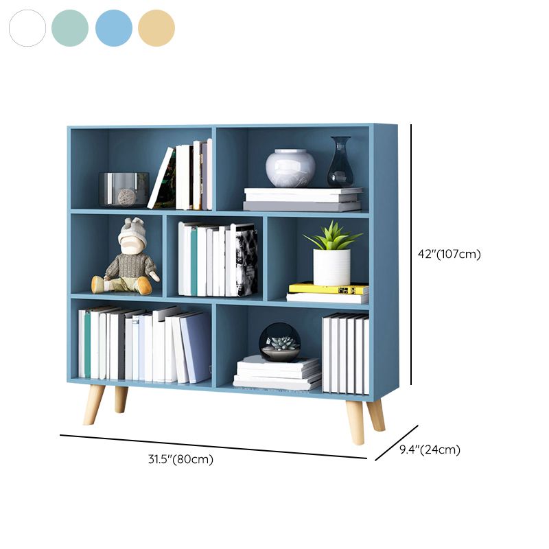 Closed Back Engineered Wood Shelf Bookcase Contemporary Bookshelf for Study Room Clearhalo 'Bookcases' 'furn' 'furn_bookcases' 'Furniture' 'Office Furniture' 1200x1200_894e50fc-c497-408d-a814-108c625f15a0