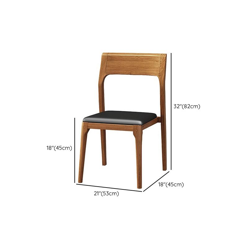 Brown Solid Wood Contemporary Dining Table Set 1/4/5/7 Pcs Dinette Set for Home Clearhalo 'Dining Room Sets' 'Dining Tables & Seating' 'dining_room_set' 'furn' 'furn_dining_room_set' 'Furniture' 'Kitchen & Dining Furniture' 1200x1200_894e8f81-62dc-48e9-bd67-03e95e6aaa00