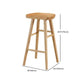 Brown 1/4 Pieces Pub Dining Set Solid Wood Table and Stool Set Clearhalo 'Bar Furniture' 'furn' 'furn_home_bar_bar_sets' 'Furniture' 'Home Bars & Bar Sets' 'home_bar_bar_sets' 'Kitchen & Dining Furniture' 1200x1200_894ff168-3fb3-43a6-8d9e-32f3554e28ca