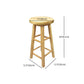 Modern Armless Backless Counter Stool Wood Milk Tea Shop Bar Stool with Wooden Seat Clearhalo 'Bar Furniture' 'Bar Stools' 'bar_stools' 'furn' 'furn_bar_stools' 'furniture_bar_stools' 'Kitchen & Dining Furniture' 'kitchen&dining_furn' 'kitchen' 'kitchen_furn' Furniture' 1200x1200_89517099-2df2-4d92-8c1d-daba51a4fd34