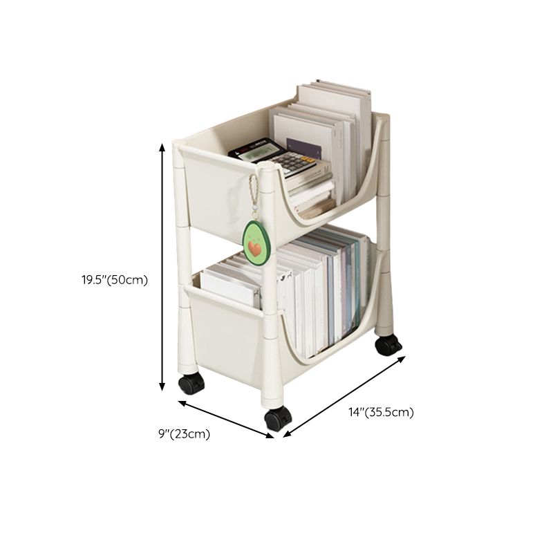 Contemporary Bookcase Vertical Plastic Book Shelf for Study Room Clearhalo 'Bookcases' 'furn' 'furn_bookcases' 'Furniture' 'Office Furniture' 1200x1200_8955a501-afa4-4f5e-a417-d1f796be916c