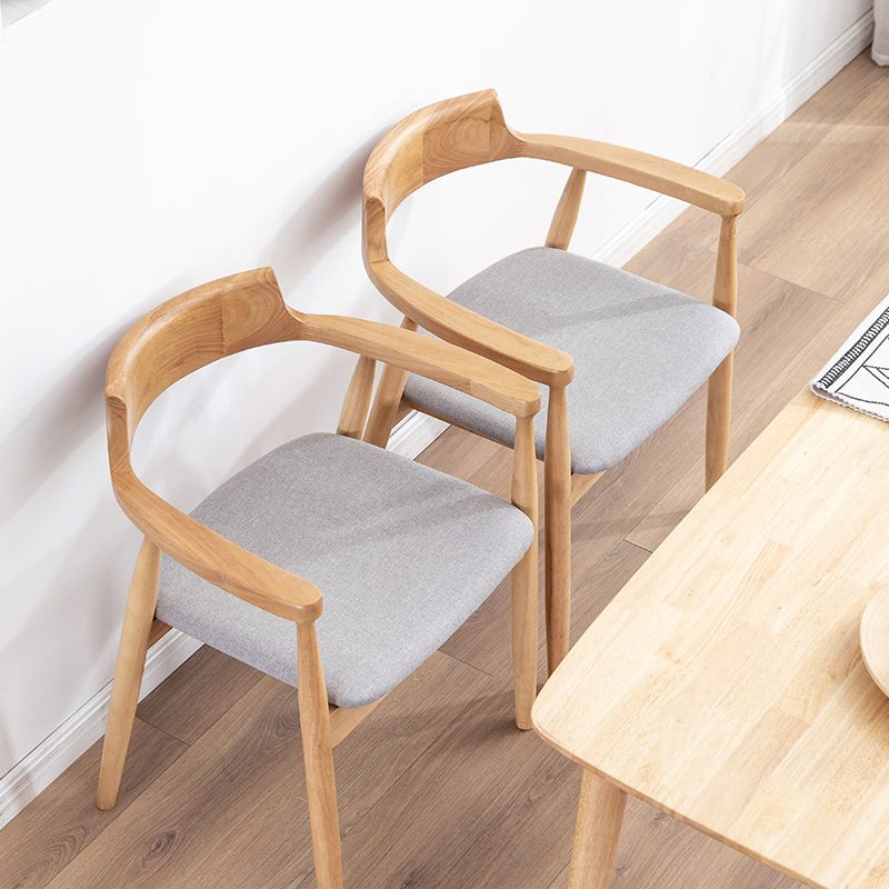 Solid Wood Contemporary Style Indoor Chair Open Back Dining Side Chairs Clearhalo ' kitchen&dining_furn' 'Dining Chairs' 'Dining Tables & Seating' 'dining_chair' 'furn' 'furn_dining_chair' 'Furniture' 'furniture_dining_chair' 'Kitchen & Dining Furniture' 'kitchen' 1200x1200_8958bd02-74e5-4fe4-81c0-5cd451c09966