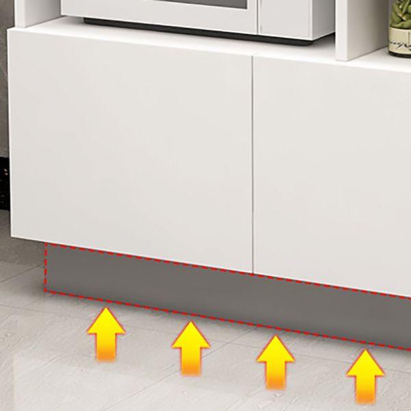 Contemporary Dining Server Kitchen Buffet Server Cabinet with Storage Clearhalo 'buffet_sideboard' 'Buffets & Sideboards' 'furn' 'furn_buffet_sideboard' 'Furniture' 'Kitchen & Dining Furniture' 1200x1200_8958c67e-2634-498f-843b-a58b8943a5fd