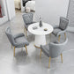 Luxury Sintered Stone Top Dining Table Restaurant Round Table with Metal Pedestal Base Clearhalo ' dining_table' 'Dining Tables & Seating' 'Dining Tables' 'furn' 'furn_dining_table' 'Furniture' 'furniture_dining_table' 'Kitchen & Dining Furniture' 'kitchen&dining_furn' 'kitchen' 'kitchen_dining_table' 1200x1200_8958ca14-a194-425f-8298-e18f1ba5033c