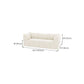 Contemporary White Cushions Flared Arm Fabric Living Room Seating Clearhalo 'furn' 'furn_sofas' 'Furniture' 'Living Room Furniture' 'Sofa' 'sofas' 1200x1200_89595d9b-92fa-42e9-9c99-77fb1ae31703