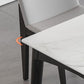 Modern White Dining Table with 4 Legs Rectangle Slate Dining Table Clearhalo 'Dining Tables & Seating' 'Dining Tables' 'dining_table' 'furn' 'furn_dining_table' 'Furniture' 'furniture_dining_table' 'Kitchen & Dining Furniture' 'kitchen' 'kitchen_dining_table' 1200x1200_895ab749-becd-4131-9fc6-9256204ba8e9