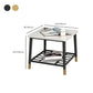 4 Legs Metal End Table Luxurious Stone Top Side End Snack Table Clearhalo 'Coffee & Accent Tables' 'End & Side Tables' 'end_side_tables' 'furn' 'furn_end_side_tables' 'Furniture' 'Living Room Furniture' 1200x1200_895b22a0-994f-4619-a04d-1c8bb12c2619
