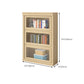 Contemporary Standard Bookshelf Wood Engineered Bookcase with Doors