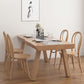 Contemporary Rectangle Shape Standard Dining Table Khaki Kitchen Dining Table with 4 Legs Base Clearhalo ' dining_table' 'Dining Tables & Seating' 'Dining Tables' 'furn' 'furn_dining_table' 'Furniture' 'furniture_dining_table' 'Kitchen & Dining Furniture' 'kitchen&dining_furn' 'kitchen' 'kitchen_dining_table' 1200x1200_895bc946-d393-4bce-bc4f-c187f4e7375e