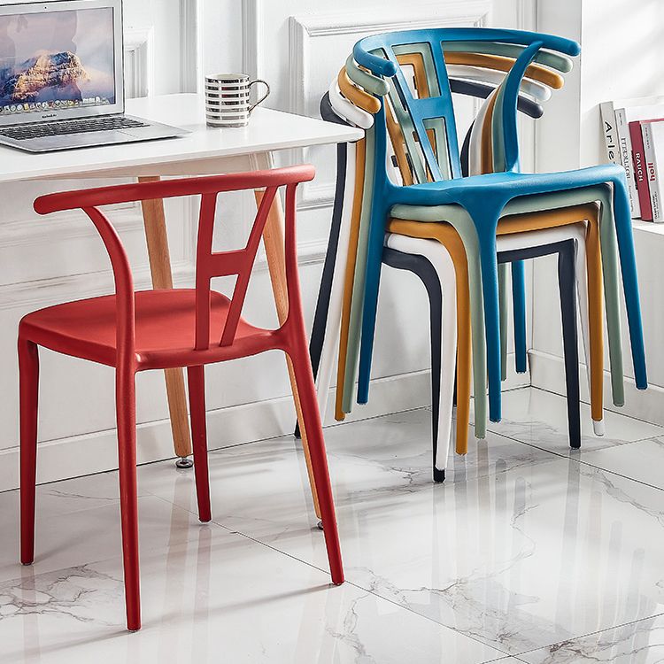 Modern Style Plastic Dining Chairs Stackable Dining Chairs for Kitchen Clearhalo ' kitchen&dining_furn' 'Dining Chairs' 'Dining Tables & Seating' 'dining_chair' 'furn' 'furn_dining_chair' 'Furniture' 'furniture_dining_chair' 'Kitchen & Dining Furniture' 'kitchen' 1200x1200_895e3d36-f5f3-45e0-9e77-c771fe3afaa8