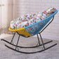 Iron Base Single Chaise Lazy Chair Lounge Home Rocking Chair
