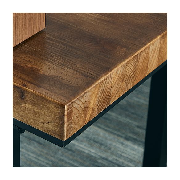 Traditional Style Solid Wood Dining Set with Walnut Table and 4 Black Legs Base Clearhalo 'Dining Room Sets' 'Dining Tables & Seating' 'dining_room_set' 'furn' 'furn_dining_room_set' 'Furniture' 'furniture_dining_room_set' 'Kitchen & Dining Furniture' 'kitchen&dining_furn' 'kitchen' 1200x1200_8961d034-259b-4e95-ab01-ed14b2b100c3