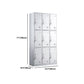 Modern Style Metal Wardrobe White Colour Freestanding Wardrobe Closet