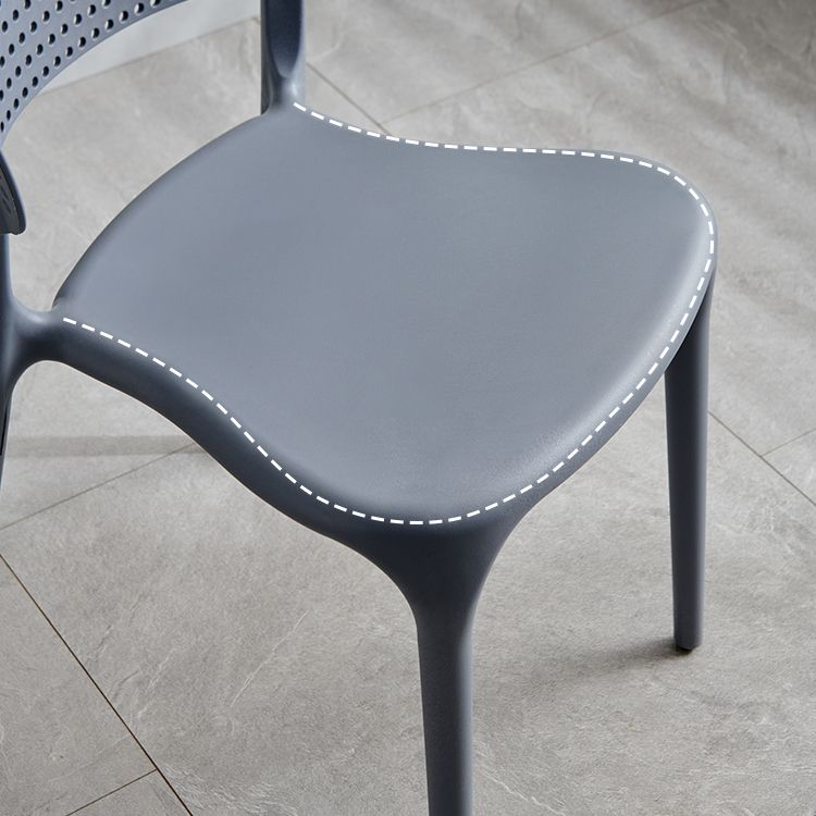 Plastic Contemporary RestaurantSide Chair Colorful Stacking Dining Chair Clearhalo ' kitchen&dining_furn' 'Dining Chairs' 'Dining Tables & Seating' 'dining_chair' 'furn' 'furn_dining_chair' 'Furniture' 'furniture_dining_chair' 'Kitchen & Dining Furniture' 'kitchen' 1200x1200_8962ae92-84c2-450f-82ad-32c490628913