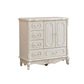 38.58"/49.21" Tall White Wooden Cabinet, Rectangle Accent Cabinet with Drawers Clearhalo 'Cabinets & Chests' 'cabinets_chests' 'furn' 'furn_cabinets_chests' 'Furniture' 'Living Room Furniture' 1200x1200_8962f577-8667-45ca-9e8d-086fa6b44cfe