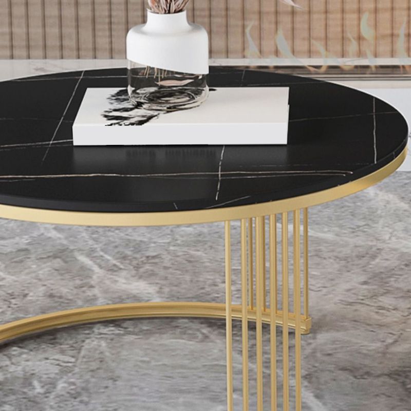 Slate Coffee Table Round Nesting Coffee Table Set for Living Room Clearhalo 'Coffee & Accent Tables' 'Coffee Tables' 'coffee_tables' 'furn' 'furn_coffee_tables' 'Furniture' 'Living Room Furniture' 1200x1200_8964e39f-58af-4546-b29d-355328a7ab94