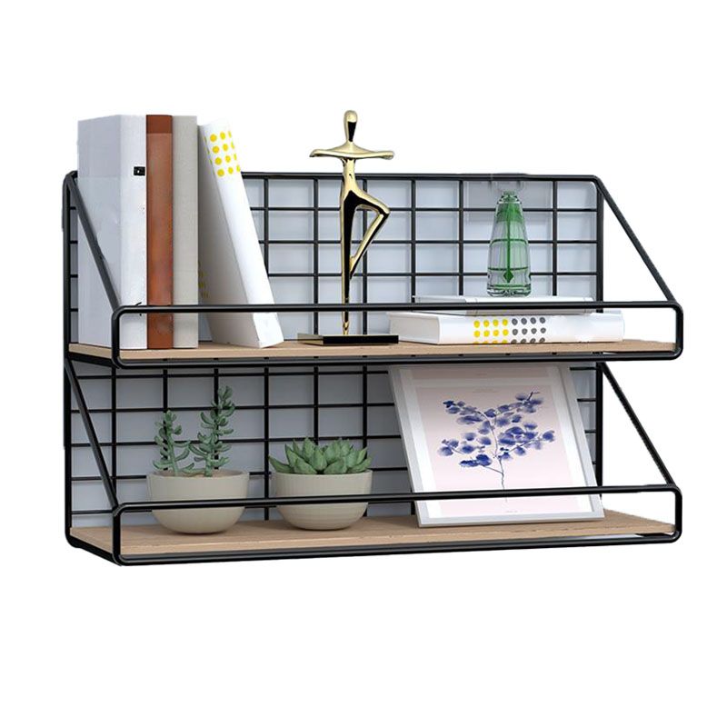 Modern Metal Bookcase, Geometric Bookshelf for Any Room, 6.5" W Clearhalo 'Bookcases' 'furn' 'furn_bookcases' 'Furniture' 'Office Furniture' 1200x1200_8964e3da-26ed-41b8-862d-8fb9bebdb6c4
