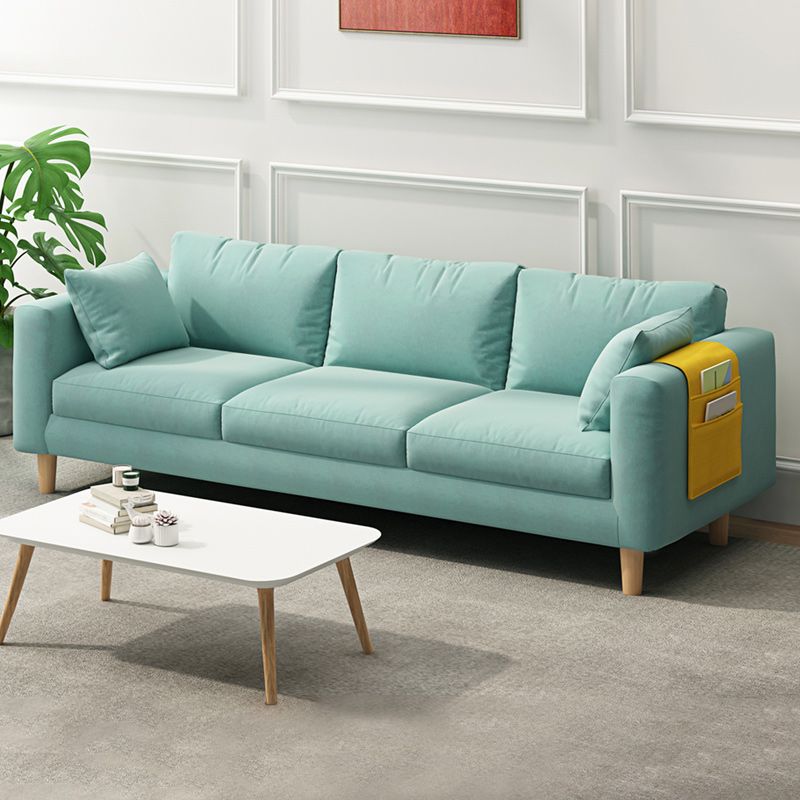 Zeitgenössischer 29,5 "H 3-Seterer Quadratarmofa für Wohnzimmer