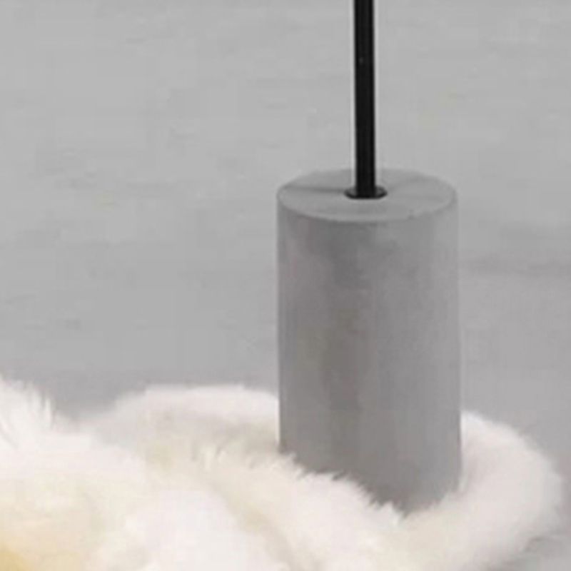 No Distressing End Table Set Modern Round Pedestal Concrete End Table