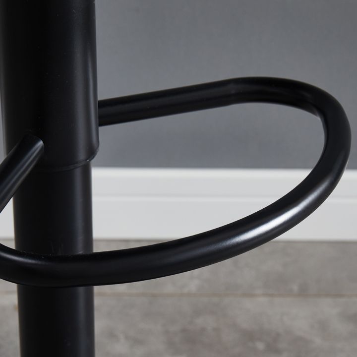 Hedendaagse stijl verstelbare gestoffeerde barstoel met metalen benen