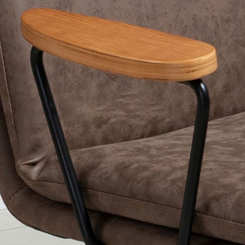 Armas fijas Silla de oficina Mecanismo sin angustia silla de diapositiva ergonómica