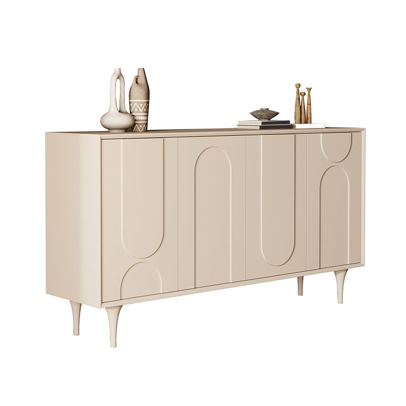 Tavolo da sideboard in legno ingegnerizzato contemporaneo con porte per soggiorno