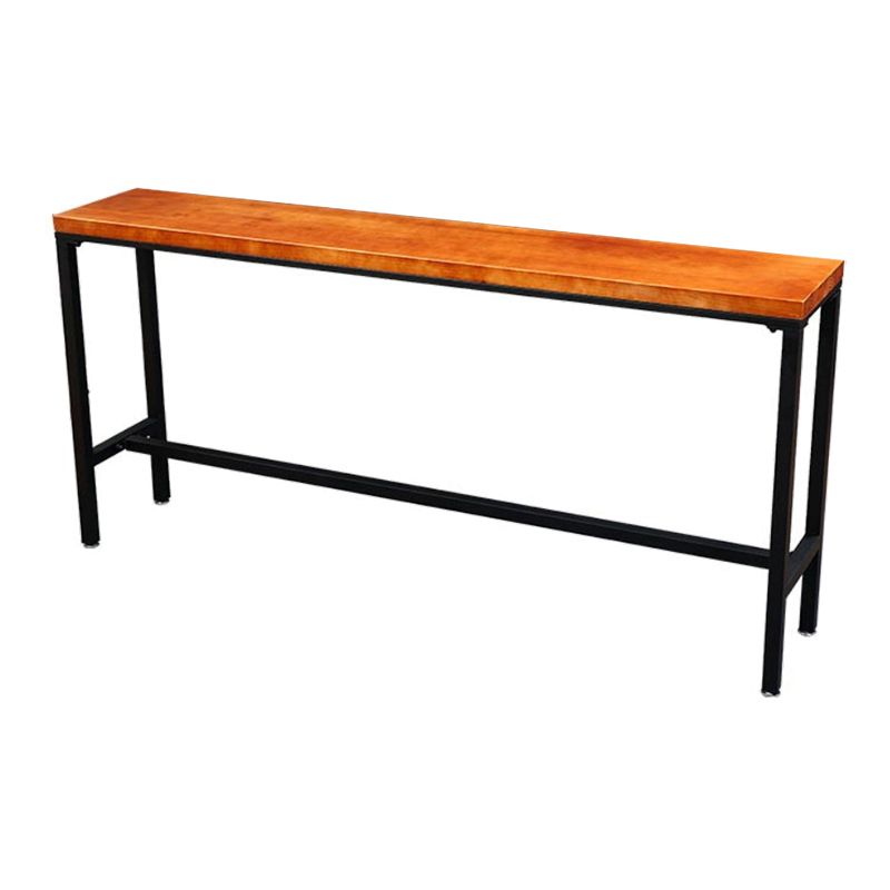 Modern Bar Table Set 1/5 Pieces Rectangle Pine Wood Counter Table with Stools Clearhalo 'Bar Furniture' 'furn' 'furn_home_bar_bar_sets' 'Furniture' 'Home Bars & Bar Sets' 'home_bar_bar_sets' 'Kitchen & Dining Furniture' 1200x1200_896c26c1-26d0-4c47-847b-06c2c2798912