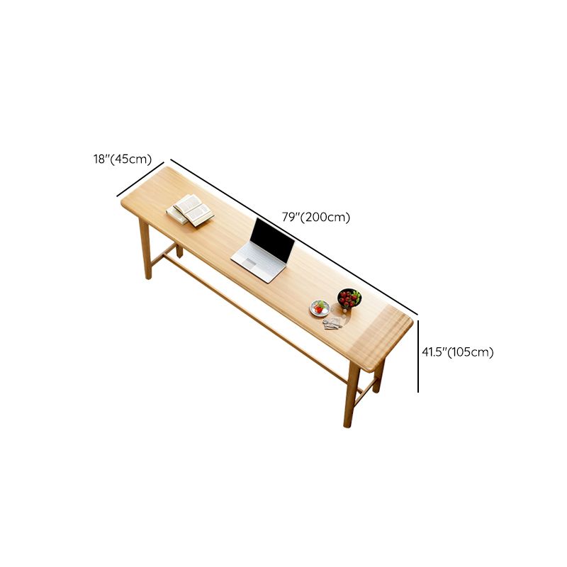 Eigentijdse bar-eettafel voor binnen, rechthoekig houten aanrechttafel