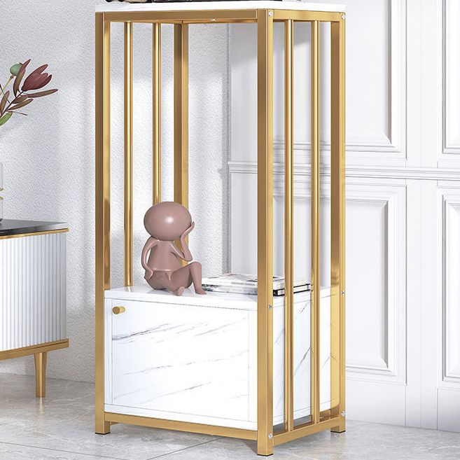 Modern Metal Book Shelf Home Open Back Bookcase with Shelves Clearhalo 'Bookcases' 'furn' 'furn_bookcases' 'Furniture' 'Office Furniture' 1200x1200_896d4046-e091-4464-8d20-e7784e9d1ddc