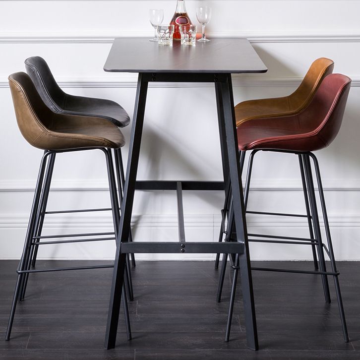 Contemporary Rectangle Table Dining Bar Counter Table for Kitchen Clearhalo 'Bar Furniture' 'Bar Tables' 'bar_tables' 'furn' 'furn_bar_tables' 'Furniture' 'furniture_bar_tables' 'Kitchen & Dining Furniture' 1200x1200_896e9ecc-98fe-491f-9bdd-cde94910a51b