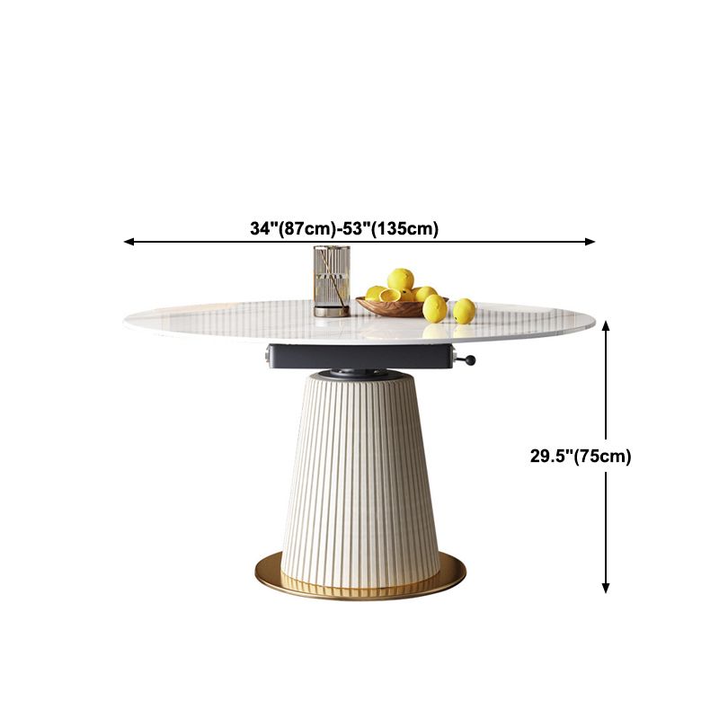 Glam 1/4/5/6/7 Pieces Dining Room Set Round Dining Table Set Clearhalo 'Dining Room Sets' 'Dining Tables & Seating' 'dining_room_set' 'furn' 'furn_dining_room_set' 'Furniture' 'furniture_dining_room_set' 'Kitchen & Dining Furniture' 1200x1200_89707b8c-e7be-41d0-8114-15dd4b9b3ef5