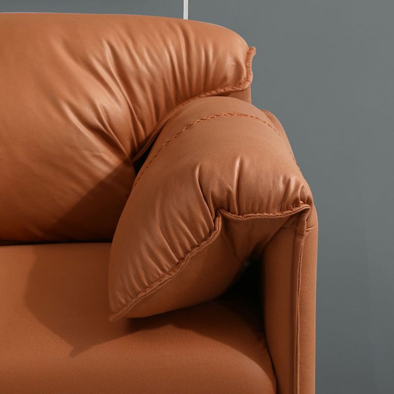 2-3 Seater 29.5"H Faux Leather Pillow Top Arm Sofa for Living Room Clearhalo 'furn' 'furn_sofas' 'Furniture' 'furniture_sofas' 'Living Room Furniture' 'Sofa' 'sofas' 1200x1200_89716053-6539-4860-95cf-eb2b4f226e12