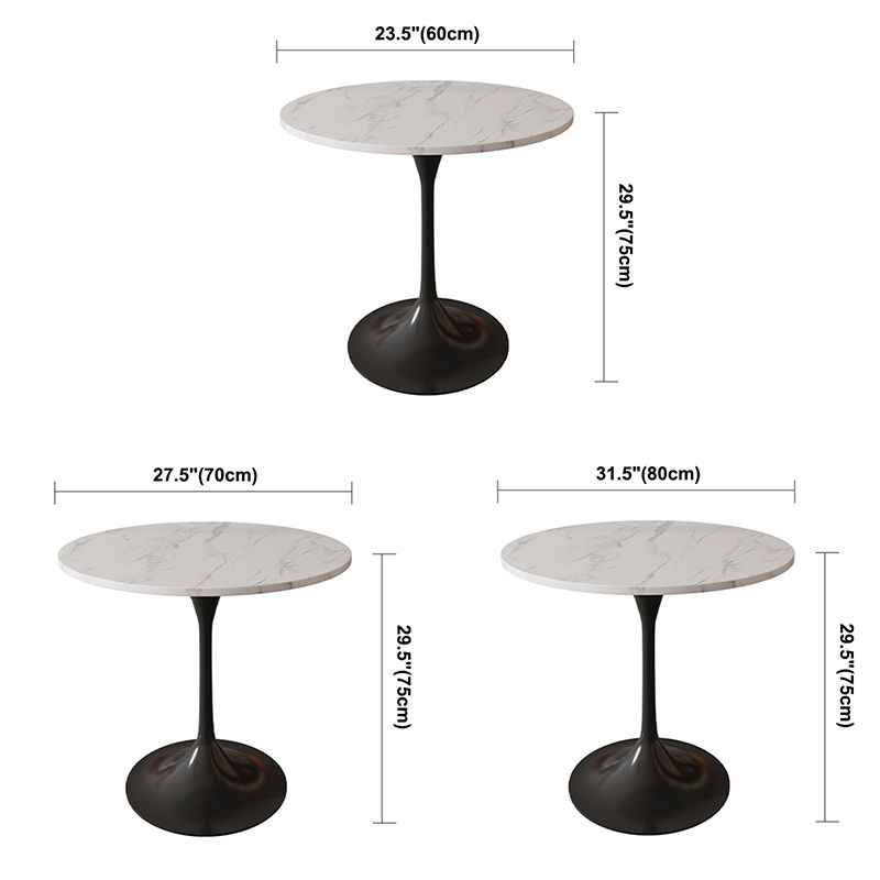 Round Shape Minimalist Dining Table White Fixed Table of Sintered Stone Clearhalo ' dining_table' 'Dining Tables & Seating' 'Dining Tables' 'furn' 'furn_dining_table' 'Furniture' 'furniture_dining_table' 'Kitchen & Dining Furniture' 'kitchen&dining_furn' 'kitchen' 'kitchen_dining_table' 1200x1200_8971b201-4742-40a5-82e4-f1cda8599a52