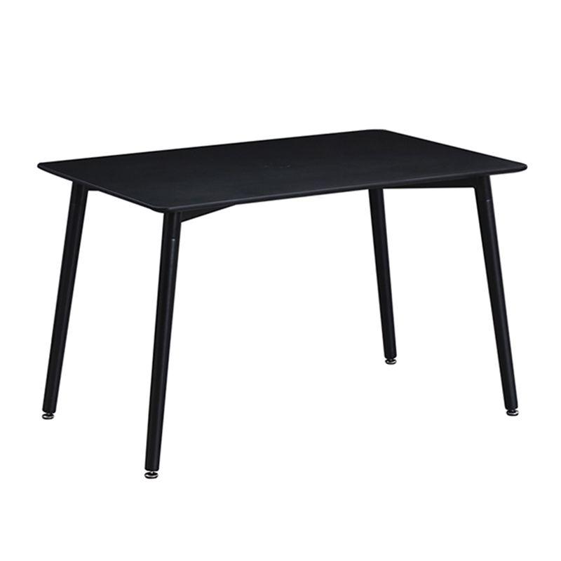 Industrial Style Dining Table 4 Legs Dining Table with Wooden Base for Home Use Clearhalo ' dining_table' 'Dining Tables & Seating' 'Dining Tables' 'furn' 'furn_dining_table' 'Furniture' 'furniture_dining_table' 'Kitchen & Dining Furniture' 'kitchen&dining_furn' 'kitchen' 'kitchen_dining_table' 1200x1200_8971c288-bc0e-405e-9127-37a9644158f6