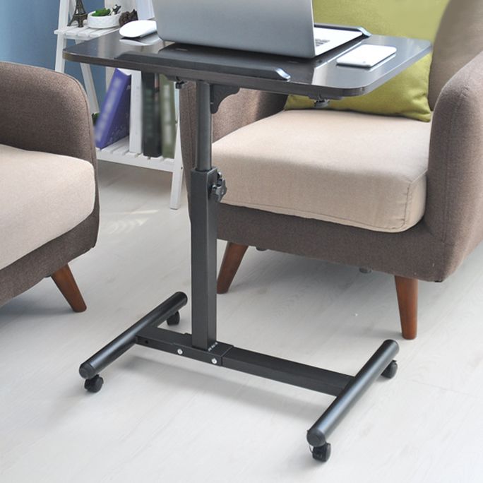 Convertitore in piedi curvo convertitore scrivania in legno fabbricato scrivania regolabile, 23,6 "l x 15,7" w