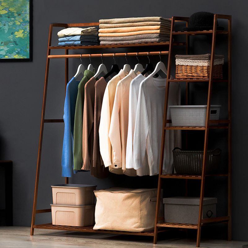 Rastrello in stile contemporaneo in bambù solido planimetro di design per soggiorno per soggiorno